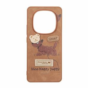 قاب طرح جیر عروسک نمدی برجسته مناسب برای شیائومی ردمی نوت 14 پرو 4G