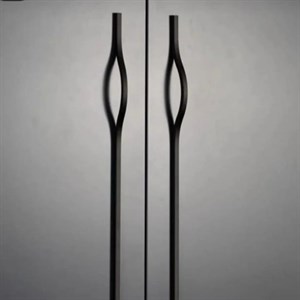 دستگیره مشکی کد d400(90 سانتی کمد دیواری)