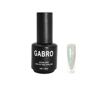 ژل لاک 15 میل گابرو کد 157 مرمری  GABRO