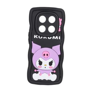 قاب طرح کورومی عروسک برجسته کنگره‌ای محافظ لنزدار مناسب برای شیائومی ردمی نوت 14 پرو 4G