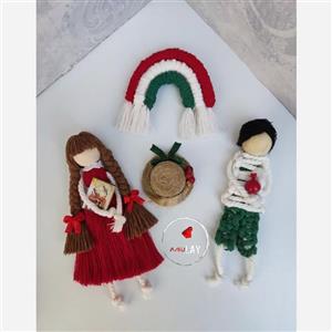 عروسک مکرومه پسر گیفت یلدا
