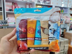 کرم مرطوب کننده دست لافمیس پک 5 تایی طرح گربه لوفامیس لوفمیس 30 گرمی 