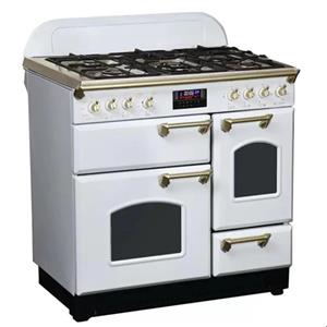 اجاق گاز فردار تاکنوگاز 4 فر مدل فالکون بدنه لعاب رویه استیل دسته و شیر طلایی(هزینه ارسال پس کرایه با خریدار محترم هست)