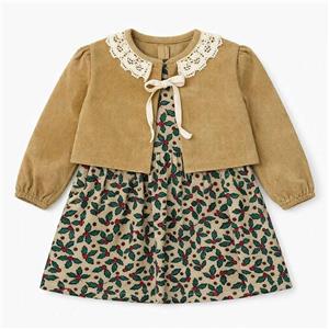 ست کت و سارافون دخترانه مدل پیرایه