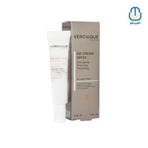 دی دی کرم بژ روشن SPF25 ورونیک حجم 40 میل 