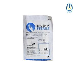 دستکش جراحی بدون پودر سایز ۶/۵ تی پی کی  ( TPK )- نوع فروش بسته ۵۰ عددی - هر عدد 56000 تومان