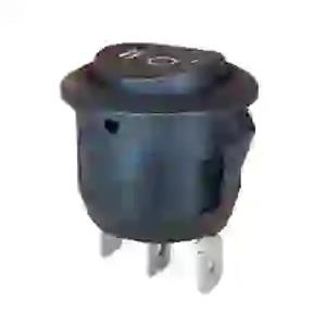 کلید راکر گرد سه پین سه حالته قطر 17mm
