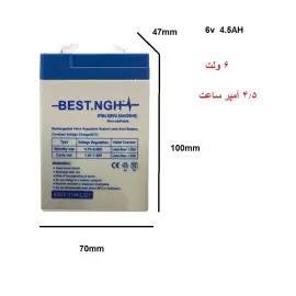 باتری جاروشارژی مجیک 6 ولت 4.5Ah ساخت کره مخصوص جارو شارژی Magic