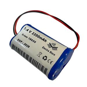 باتری اسپیکر بلوتوثی  7.4V 2200mAh 18650 | باطری اسپیکر بلوتوثی با برد شارژ