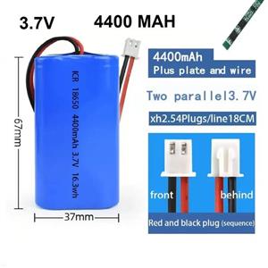 باتری اسپیکر بلوتوثی  3.7V 4400mAh 18650 | باطری اسپیکر بلوتوثی با برد شارژ