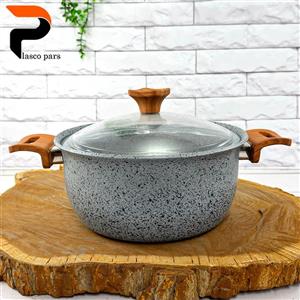 قابلمه 24 ونیز دسته چوبی درب پیرکس طوسی هاناتک