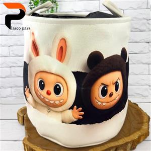 سبد لباس برزنتی چاپدار کودک ws