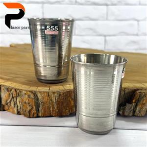 لیوان یخ استیل ارتفاع 10