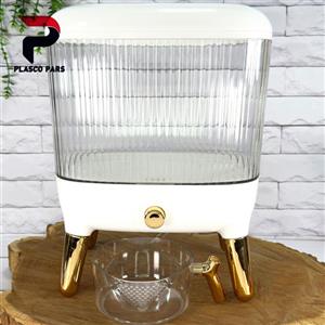 جا برنجی 10 کیلویی کریستال پایه دار