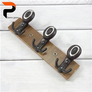 دیوارکوب 3 شاخ چوبی