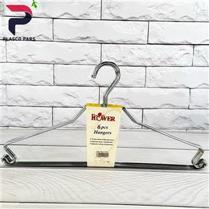 آویز لباس کروم سوپر قلاب دار A-645