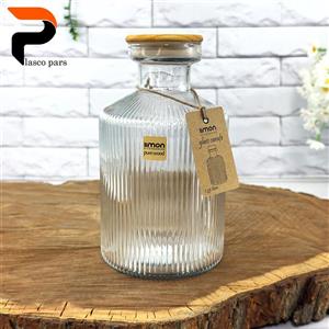 تنگ آب 1.35 لیتر درب چوبی لیمون