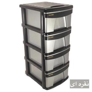 فایل کشویی  چهار طبقه ممتاز پلاستیک کد L4 