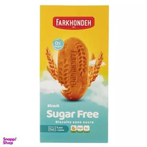 بیسکویت بدون قند فرخنده وزن 195 گرم