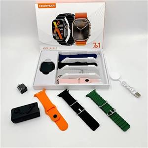 ساعت هوشمند سایز اولترا 49 KW28 Ultra3 همراه با 7 بند