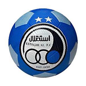 توپ فوتبال سایز 4 مدل تیم استقلال تهران با 2 ستاره لوگو  esteghlal