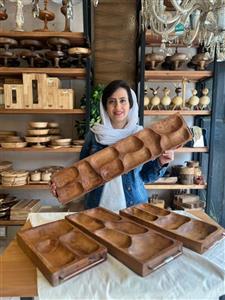 اردو خوری دسته فلزی سبک روستیک 