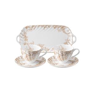 سرویس صبحانه‌خوری 5 پارچه 2 نفره گلد کیش مدل سارینا GK701154-6