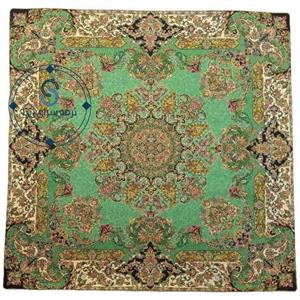 رومیزی ترمه اصل ابریشم طرح شور انگیز