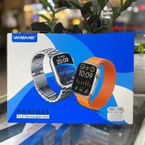 ساعت هوشمند دبلیو اِس مدل WS-83 MAX دارای قابلیت های صفحه نمایش رنگی، صفحه نمایش لمسی، کنترل موسیقی (Music Player)، کنتر
