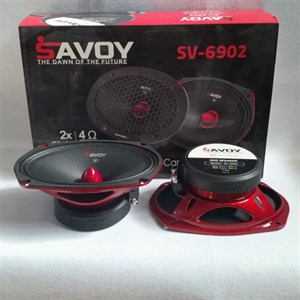میدرنج بیضی پشت خودرو ساووی مدل SV-6902 سایز 9*6 اینچ بسته دو عددی