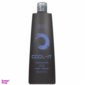 شامپو تثبیت کننده رنگ زنانه بس مدل cool_it مناسب موهای رنگ شده حجم 300 میلی لیتر