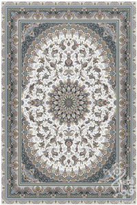 فرش قیطران 1500 شانه کلکسیون سوفیا طرح فریده زمینه کرم (برجسته)
