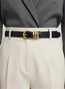 کمربند زنانه با سگک زبانه دار کد 297