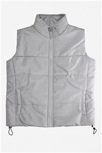 پافر گت دار کوتاه زنانه-رنگ طوسی