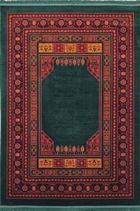 فرش طرح قشقایی مرینوس بافت کد 710 سبز 700 شانه 100%اکریلیک