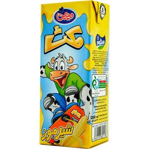 شیر موز 200ml تتراپک میهن