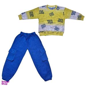 ست سویشرت و شلوار پسرانه بچه زنبور مدل 679.680-1Z