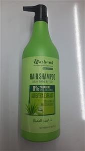 شامپو آلوئه‌ورا Washami حجم 1480 میل | بدون پارابن و سیلیکون، نرم‌کننده و براق‌کننده مو