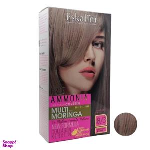 کیت رنگ مو اسکالیم سری collagen keratin شماره 8.3 رنگ بلوند طلایی حجم 100 میلی لیتر