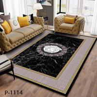 روفرشی کشدار مخمل شانل 12متری ورساچه black