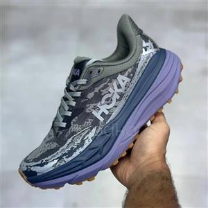 کفش هوکا استینسون 7 خاکستری بنفش Hoka Stinson 7 Satellite Grey/Varsity Navy