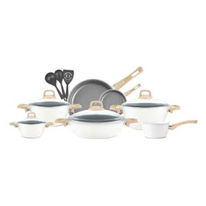 سرویس پخت و پز 14 پارچه کاراجا مدل Swiss Crystal Creamy