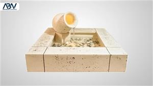 آبنما کامپوزیتی ورونا مربع تک