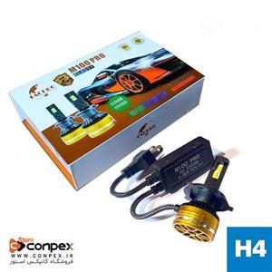 هدلایت لامپ خودرو لنزو مدل M100 pro پایه H4 بسته 2 عددی