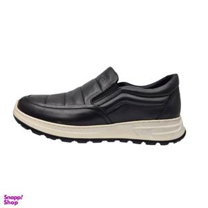 کفش طبی مردانه چرم ریباری مدل W103 رنگ مشکی