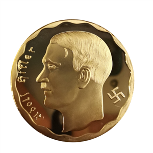 سکه یادبود ادولف هیتلر المان سال 1933میلادی آبکاری طلا