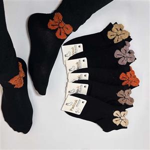 جوراب زنانه فاق کوتاه مدل پاپیون 40010