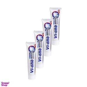 خمیر دندان وی وان (Vi-One) مدل Whitening 3D حجم 130 میلی‌ لیتر مجموعه 4 عددی