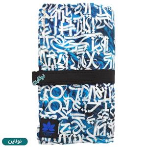 کیف مداد رنگی رولی 60 رنگ لت Loto طرح 1 کد KRP60