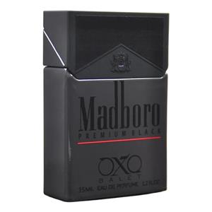عطر جیبی اکس بالت مدل madboro premium black با رایحه گرم حجم 35 میلی‌لیتر
